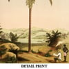 Set of 2 Prints with Palm trees | Retro Tropical Poster | Palm tree Poster | Forest Landscape print