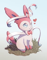Sylveon - 5x7 Art Print
