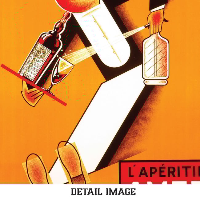 Set of 3 famous advertisements for French drinks | Retro Prints | Vintage Posters | Large Format