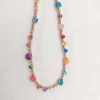 Image 3 of Multi-colour Crochet Necklace/Bracelet