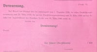 Image 2 of Inter-War/WW2 (Nazi Germany) Hitler Youth Warning Citation (Pink Slip) - Original Issue