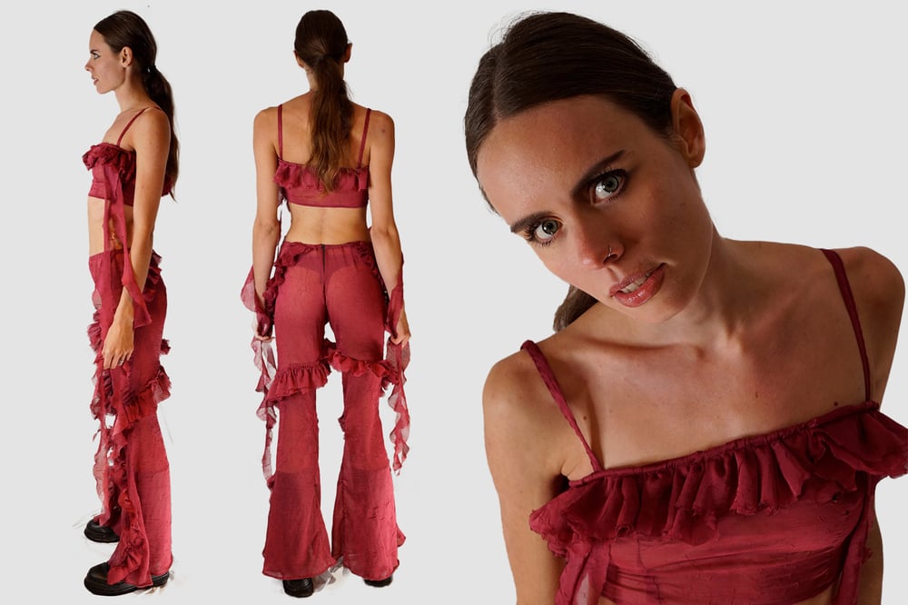 Image of ‘JELLY‘ top and ‘FELICITY‘ flare pants