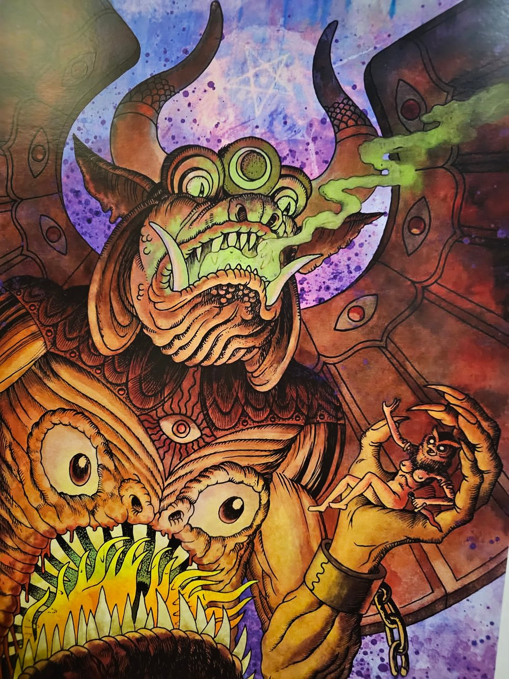 Image of Moloch print by Andy Howl