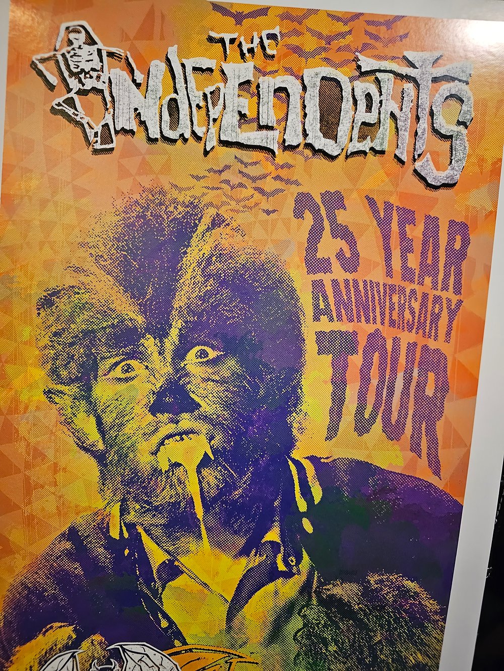 Image of The Independents gig poster by Andy Howl