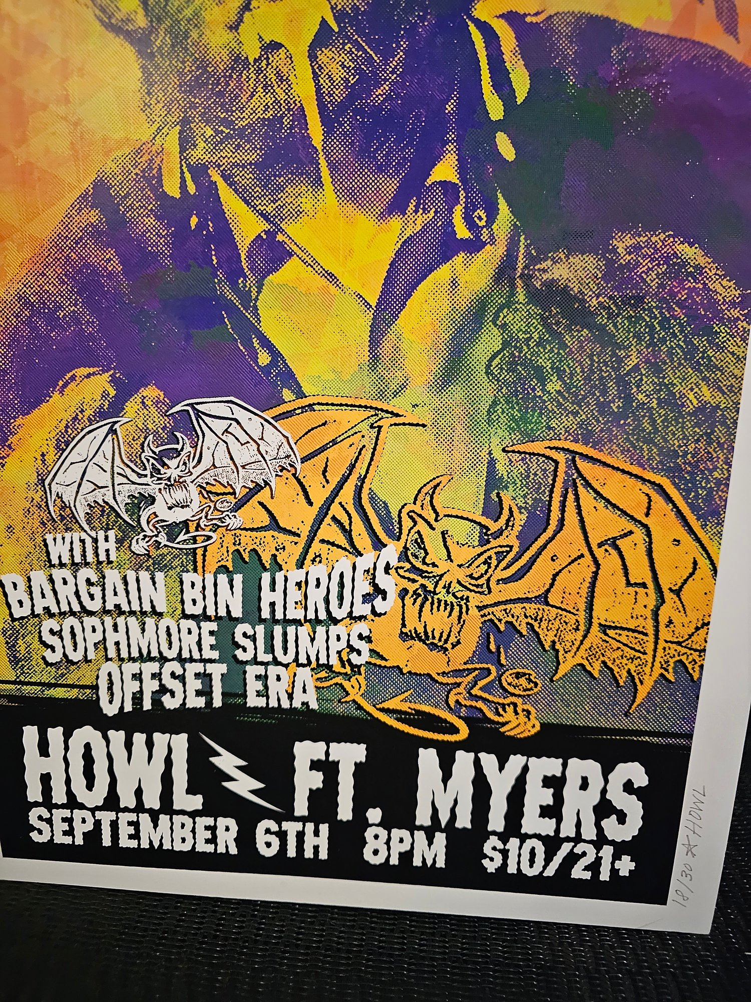 Image of The Independents gig poster by Andy Howl