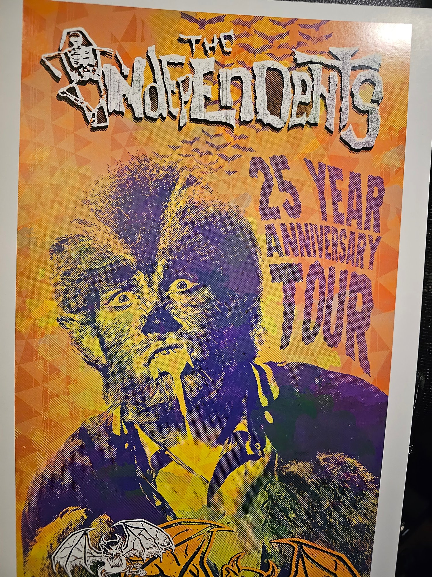 Image of The Independents gig poster by Andy Howl