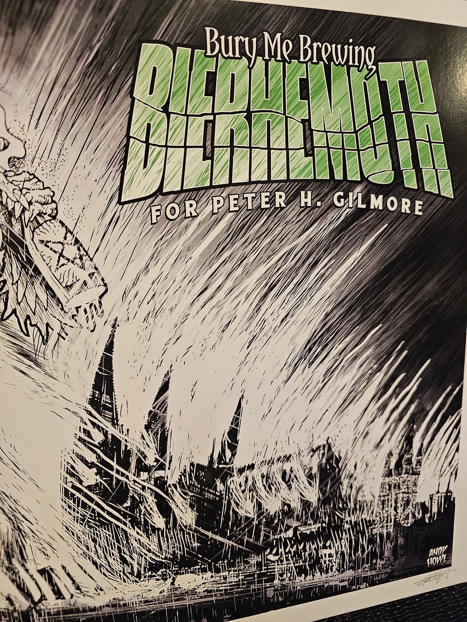 Image of Peter H. Gilmore craft beer poster #3 by Andy Howl