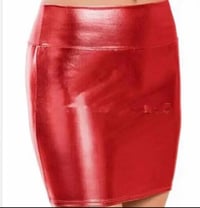 Image 1 of Soft Pu Skirts 