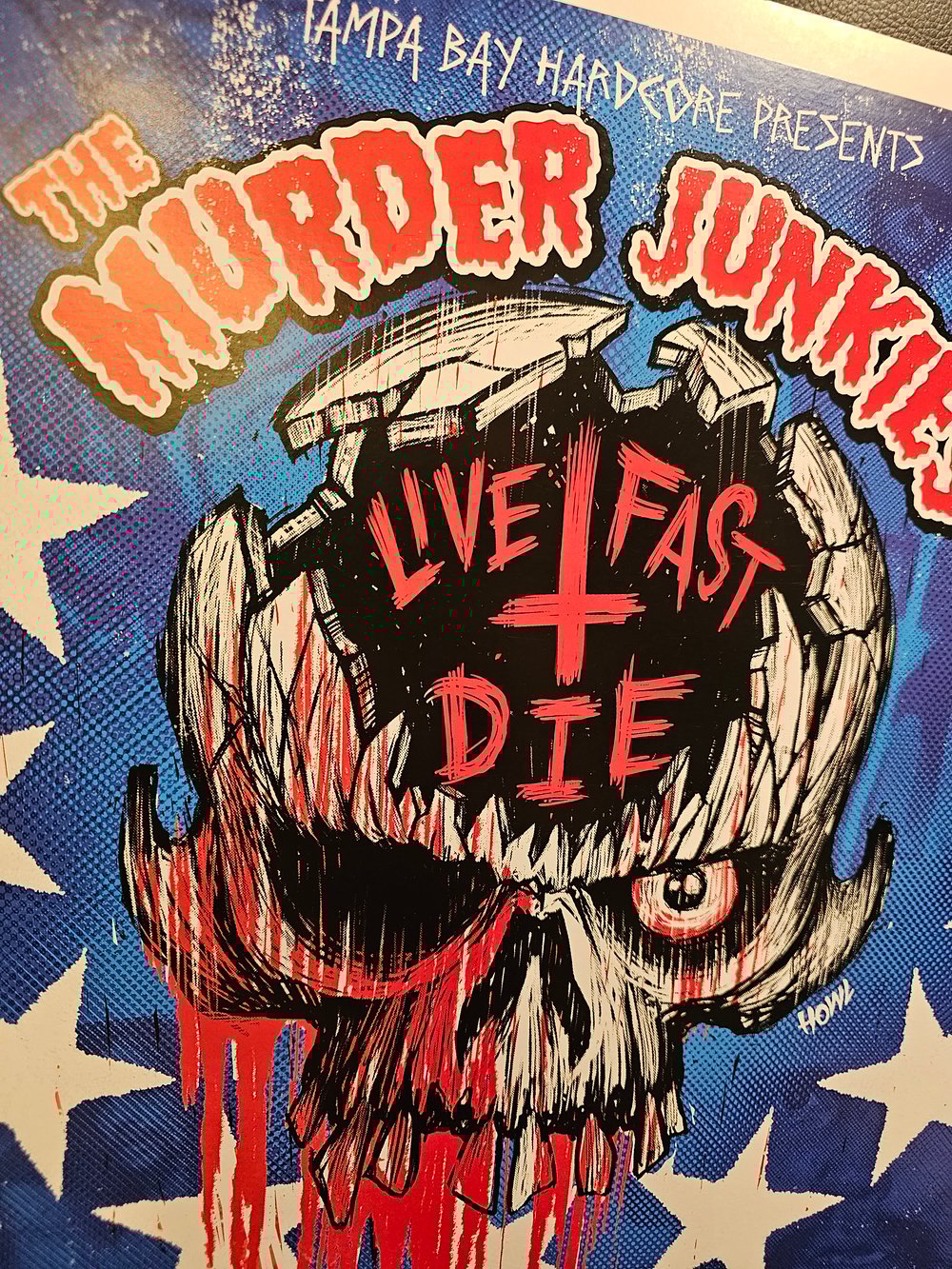 Image of Murder Junkies at HOWL 2017 poster by Andy Howl