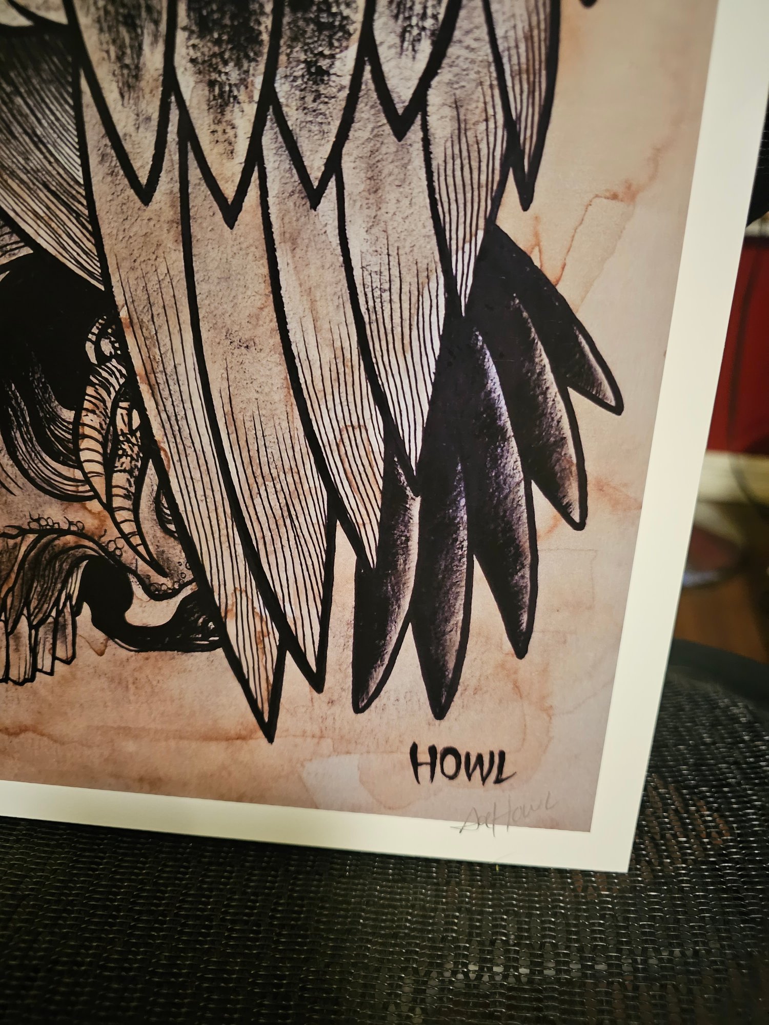 Image of Meowl print by Andy Howl