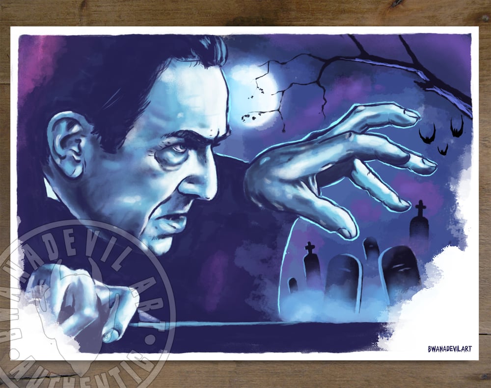 Image of Dracula (Bela Lugosi) 5x7 in. Art Prints