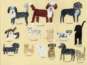 Image of Another Incomplete Guide To Doodle Dogs - original painting