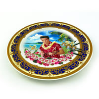 Image 2 of Blue Hawaii - Fine China Plate - #0786