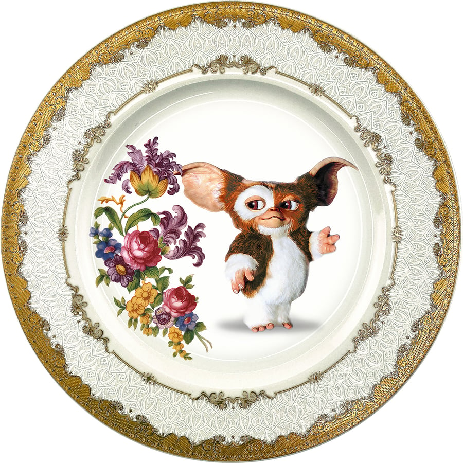 Image of 80s Puppy - Fine China Plate - #0789