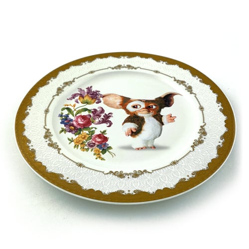 Image of 80s Puppy - Fine China Plate - #0789