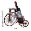 Metal Wine Rack Vintage Wine Bottle and Glass Holder