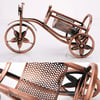 Metal Wine Rack Vintage Wine Bottle and Glass Holder