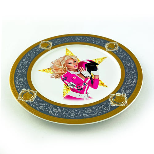 Image of Drag Race - Fine China Plate - #0788