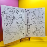 Image 3 of HOTGIRLSHIT colouring book 