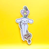 Bun Glitter Sticker 