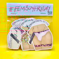 Image 1 of Femboy Glitter Sticker Pack