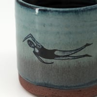 Image 2 of MADE TO ORDER Dark Blue Swimmers Mug