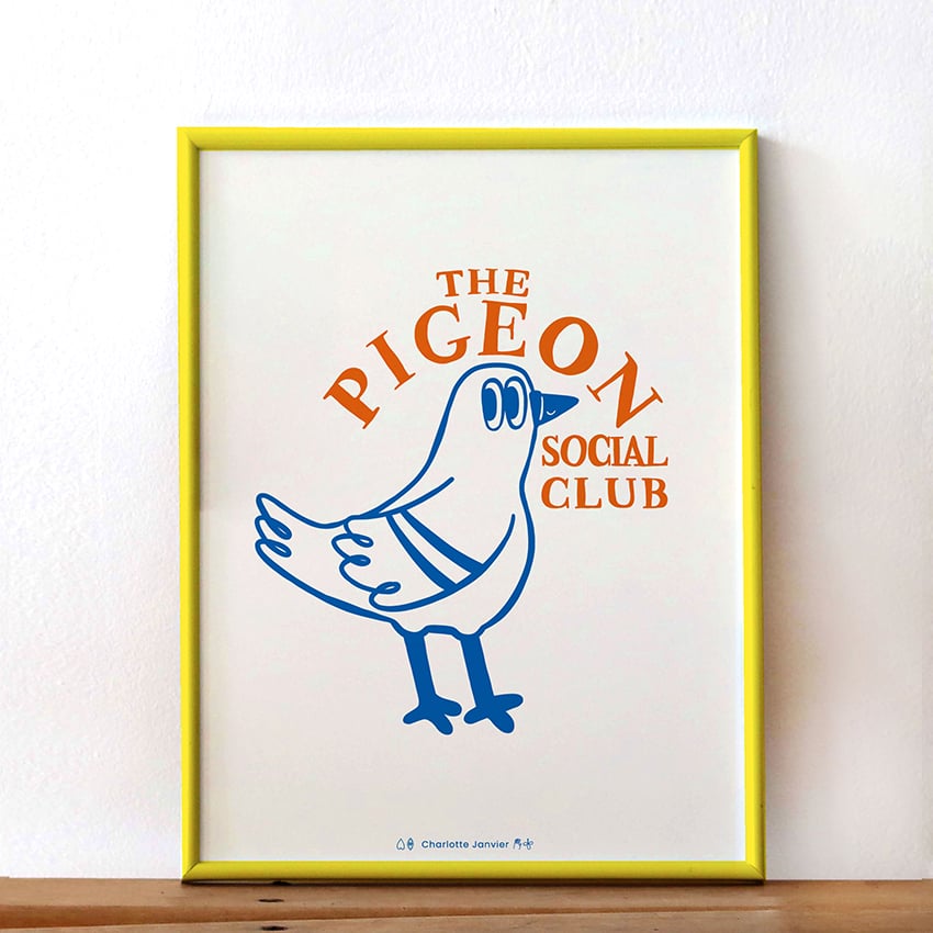 Image of A4 - THE PIGEON SOCIAL CLUB 