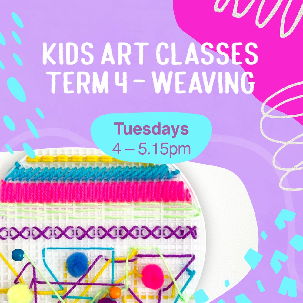 Image of Kids Art Classes Term 4 Tuesdays 4-5.15pm FOUR WEEKS starting November 14