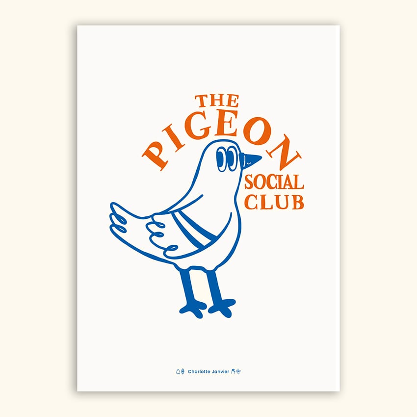 Image of A4 - THE PIGEON SOCIAL CLUB 