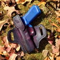 Glock G17 Black Cherry pancake holster.