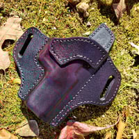 Image 3 of Glock G17 Black Cherry pancake holster.