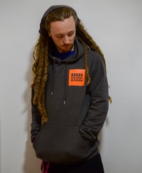 Image 3 of Box Logo Charcoal Hood