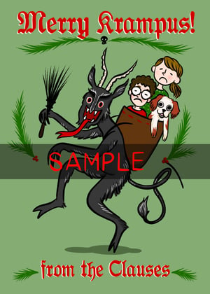 Additional Family Members for Krampus Card Add-on **Digital Product**