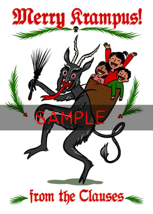 Additional Family Members for Krampus Card Add-on **Digital Product**