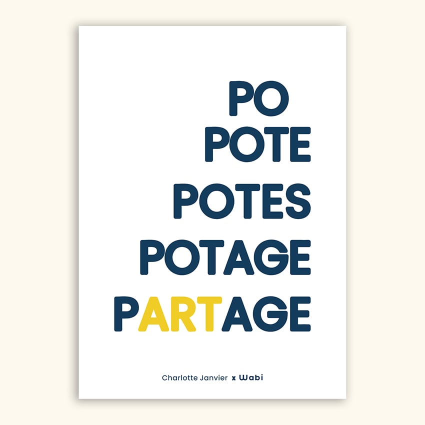 Image of A4 - PO-POTE POTES POTAGE PARTAGE