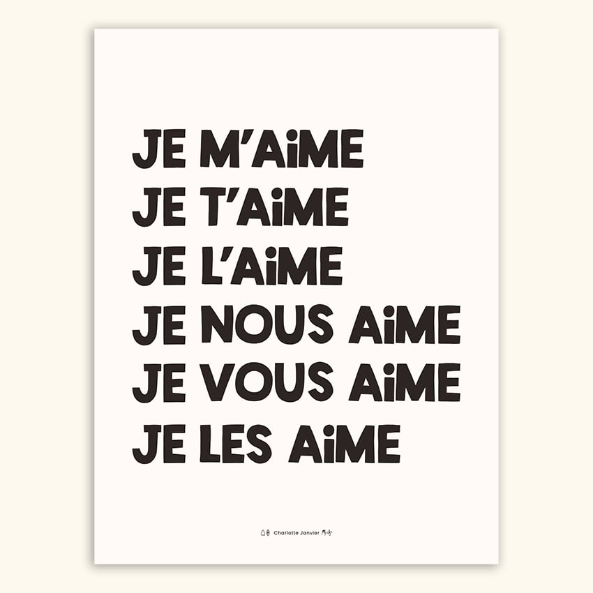 Image of 30x40 - JE M'AIME