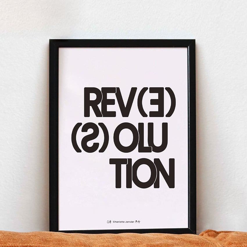 Image of A4 - REV(E)(S)OLUTION - BLACK 