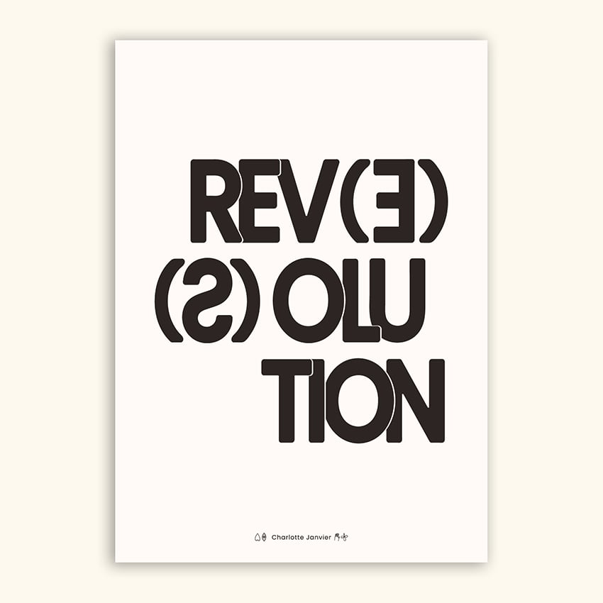 Image of A4 - REV(E)(S)OLUTION - BLACK 