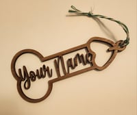Image 1 of Custom "Your Name" Penis Ornament