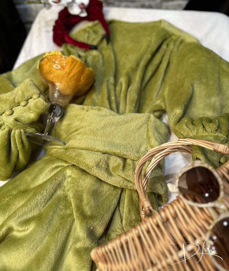 Sage "Felicia" Supreme Dressing Gown Image 3