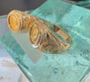 24kt solid gold vintage rare Hawaiian jewelry ring(1990 Liliuokalani Queen, 1991 Princess kaiulani)