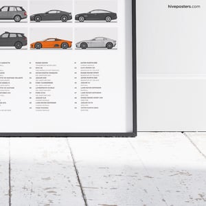 Cars of 007 Poster