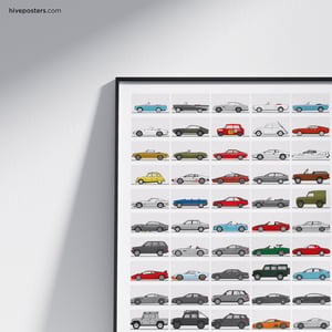 Cars of 007 Poster