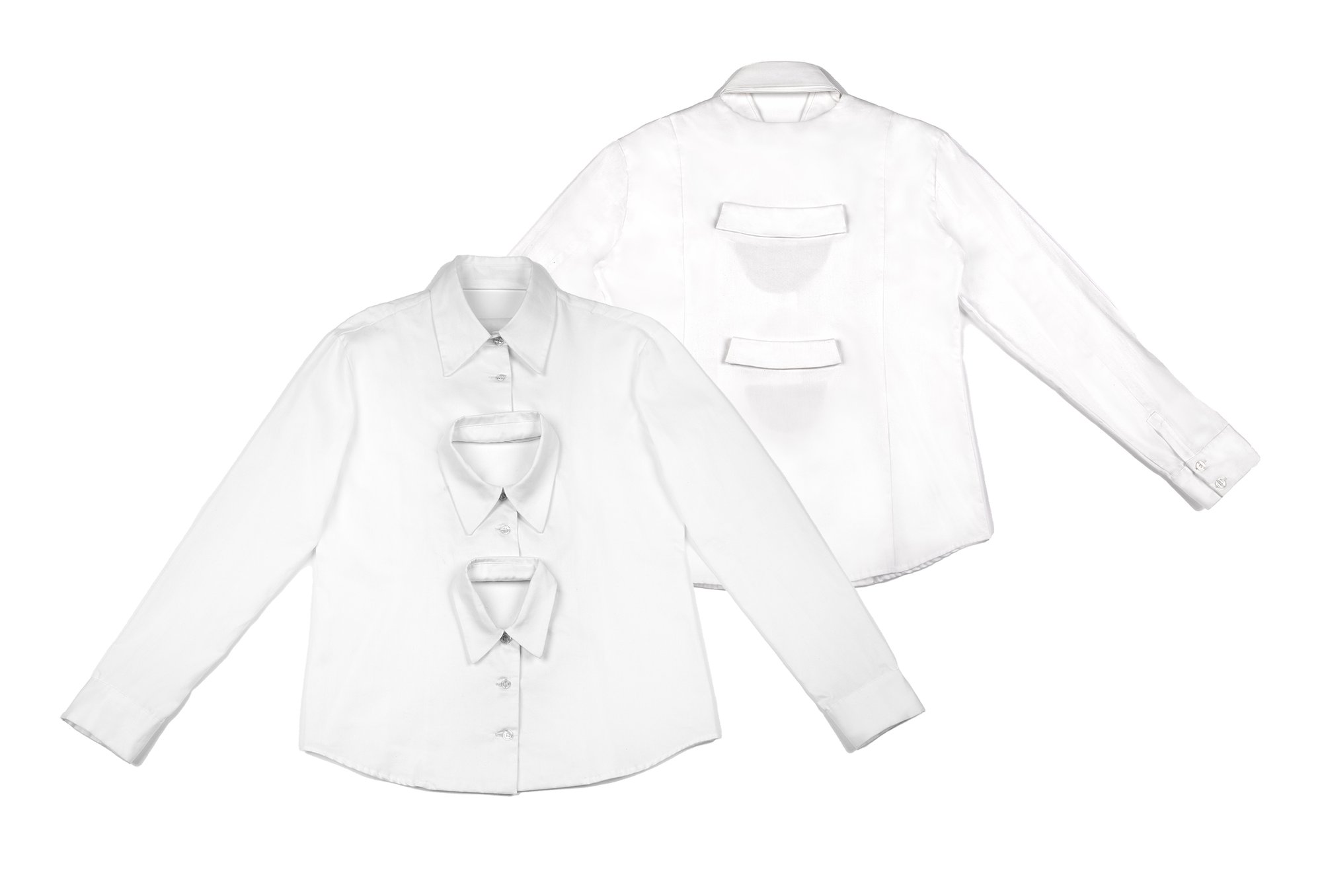 Triple Collar Dress Shirt | AZORA Triple Collar Dress Shirt | AZORA