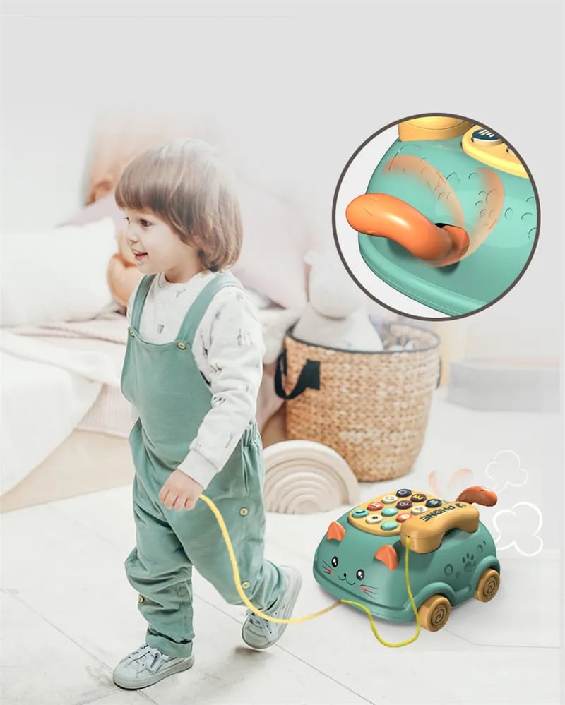 Montessori Musical Piano Phone Toys For Baby