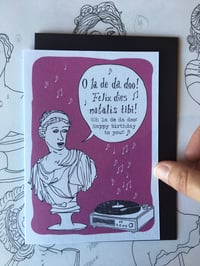 Image 3 of Diana - 'Oh La De Da Doo! Happy Birthday to You!' Goddess Greeting Card - Story on Back