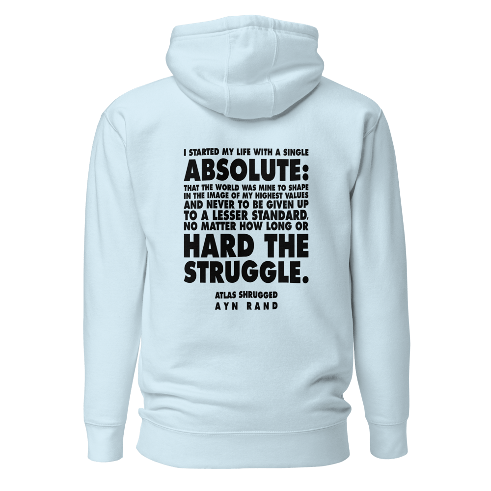 Belt Tag Quote Hoodie