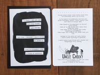 Image 4 of 'Cloak of Normalcy' - Quirky Greeting Card - Uncle Crocky's Origin Story on Back