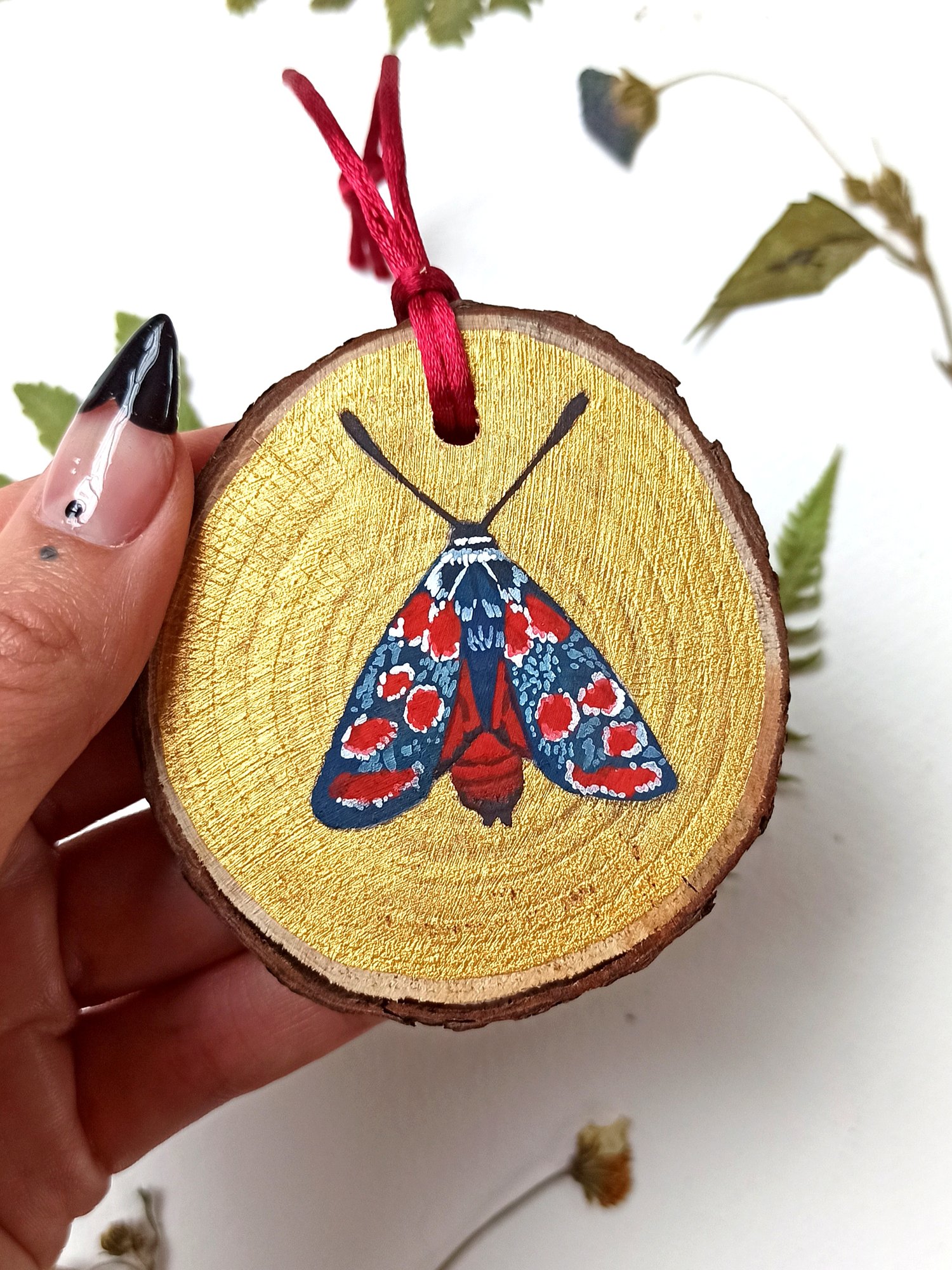 Image of Moth Christmas Ornament 