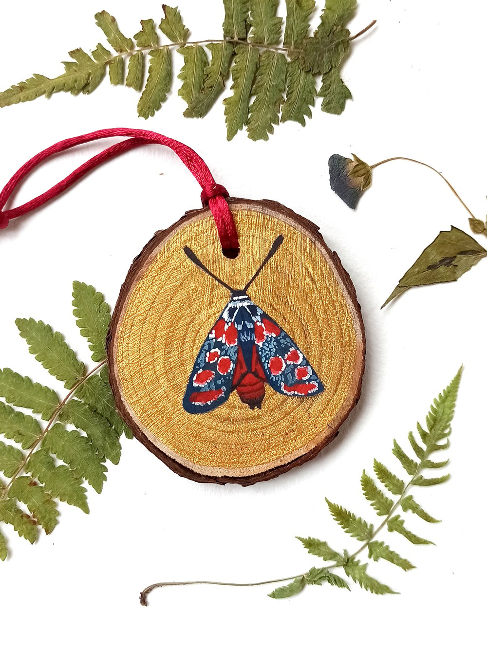 Image of Moth Christmas Ornament 